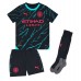 Camisa de Futebol Manchester City Nathan Ake #6 Equipamento Alternativo Infantil 2023-24 Manga Curta (+ Calças curtas)